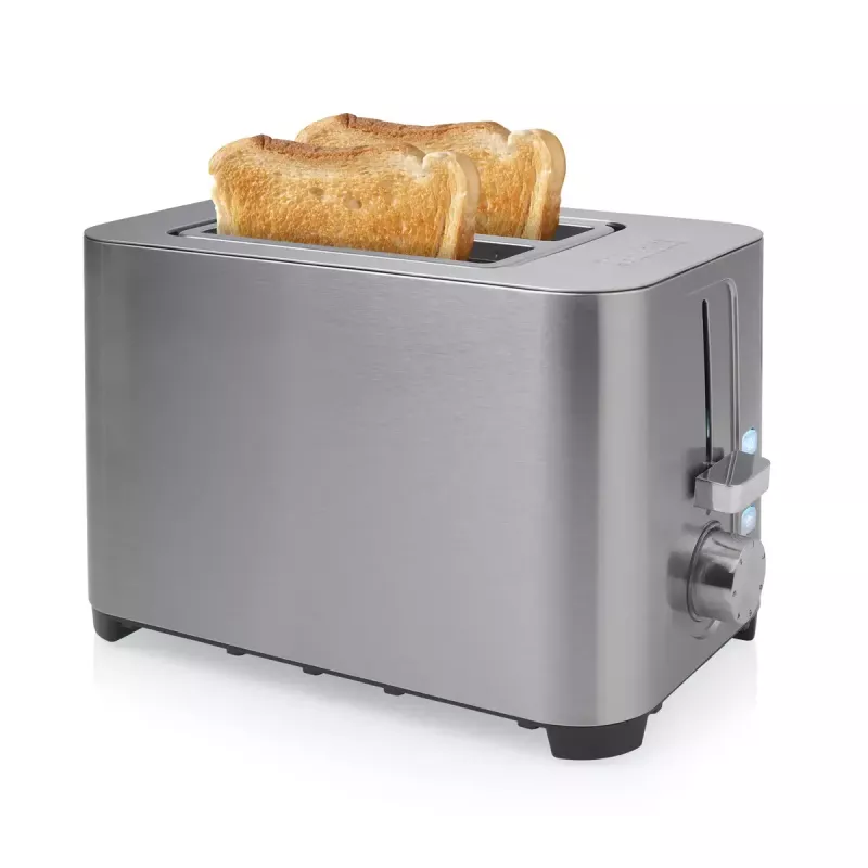 Tosteris Princess 01.142400.01.001 2 šķēlēm nerūsējošais tērauds 850 W