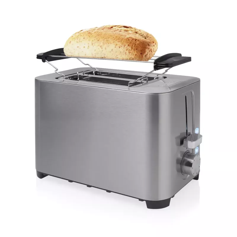 Tosteris Princess 01.142400.01.001 2 šķēlēm nerūsējošais tērauds 850 W