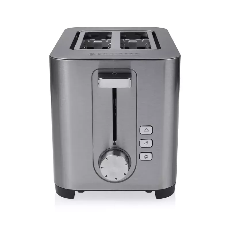 Tosteris Princess 01.142400.01.001 2 šķēlēm nerūsējošais tērauds 850 W