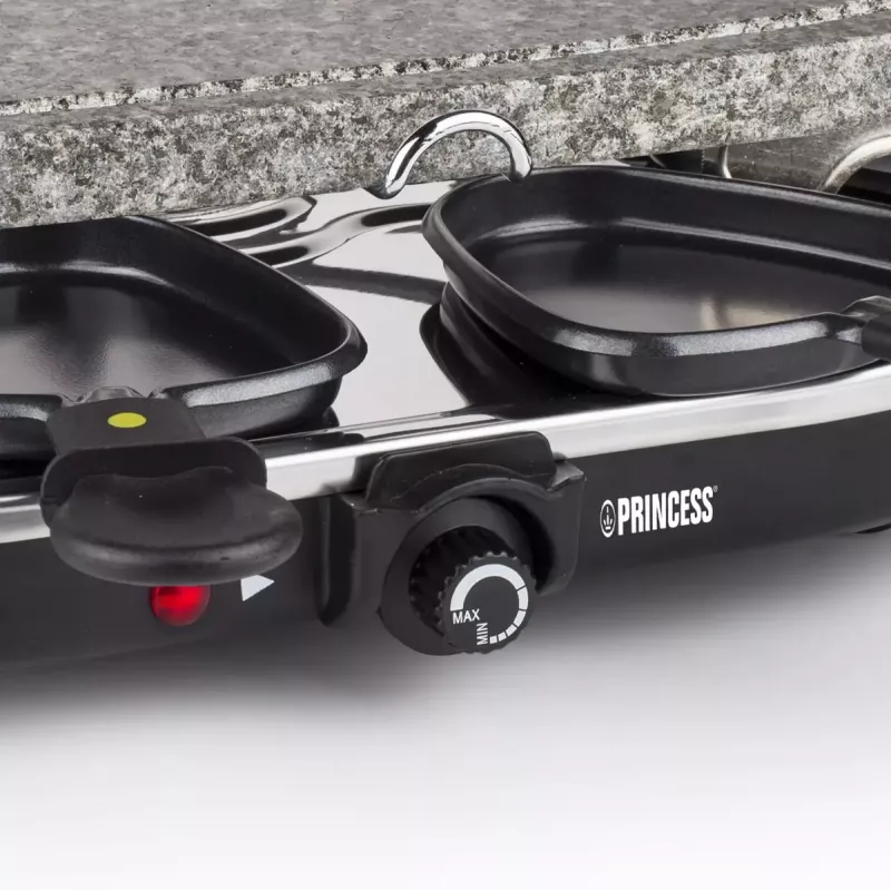 Princess 162720 Rakletes 8 Ovāla akmens grila ballīte 1200 W 8 pannas