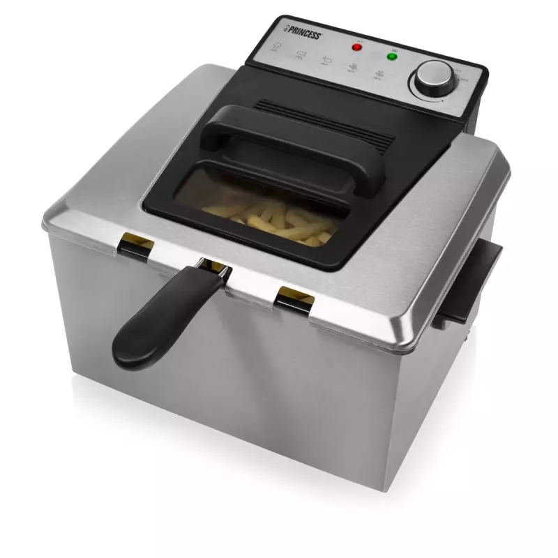 Friteze Princess 01.185000.01.001 5 L 3270 W Melns nerūsējošais tērauds