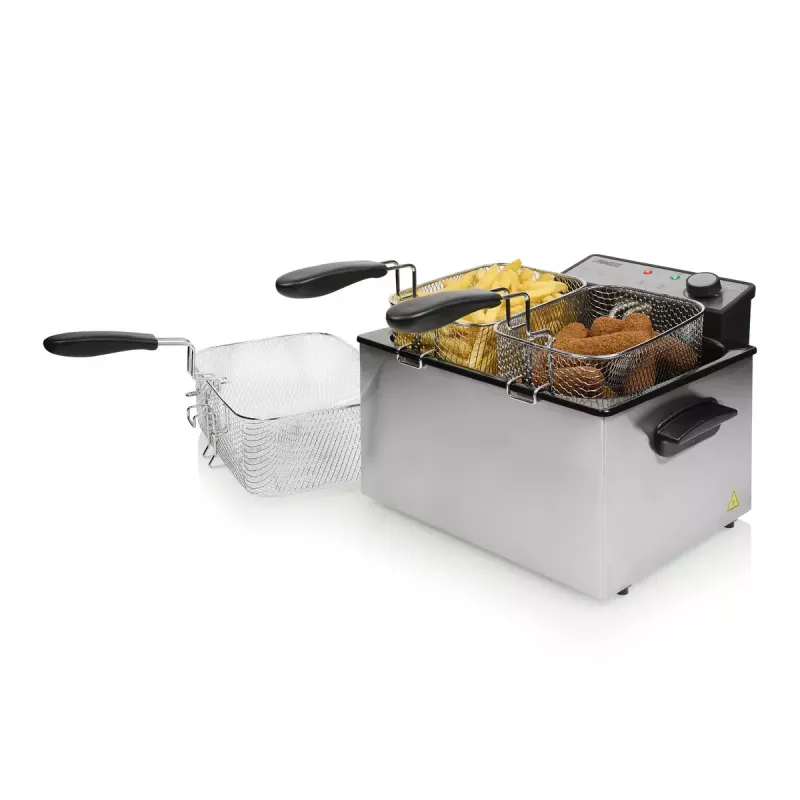 Friteze Princess 01.185000.01.001 5 L 3270 W Melns nerūsējošais tērauds