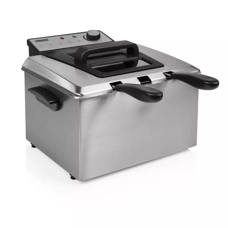 Friteze Princess 01.185000.01.001 5 L 3270 W Melns nerūsējošais tērauds