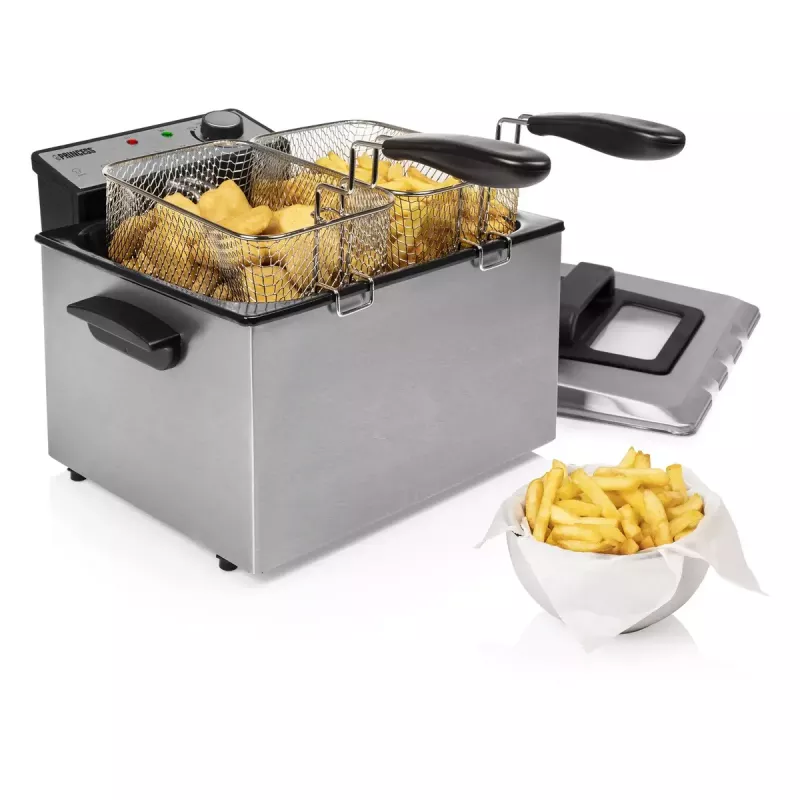 Friteze Princess 01.185000.01.001 5 L 3270 W Melns nerūsējošais tērauds