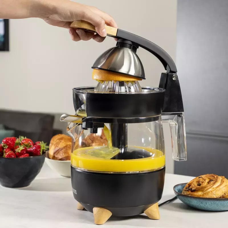 Citrusa sulu spiede Princess 201862 melna caurspīdīga 1L 300W