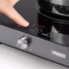 Indukcijas plīts virsma Princess 303010, 1 zona, rotācijas un pieskāriena vadība