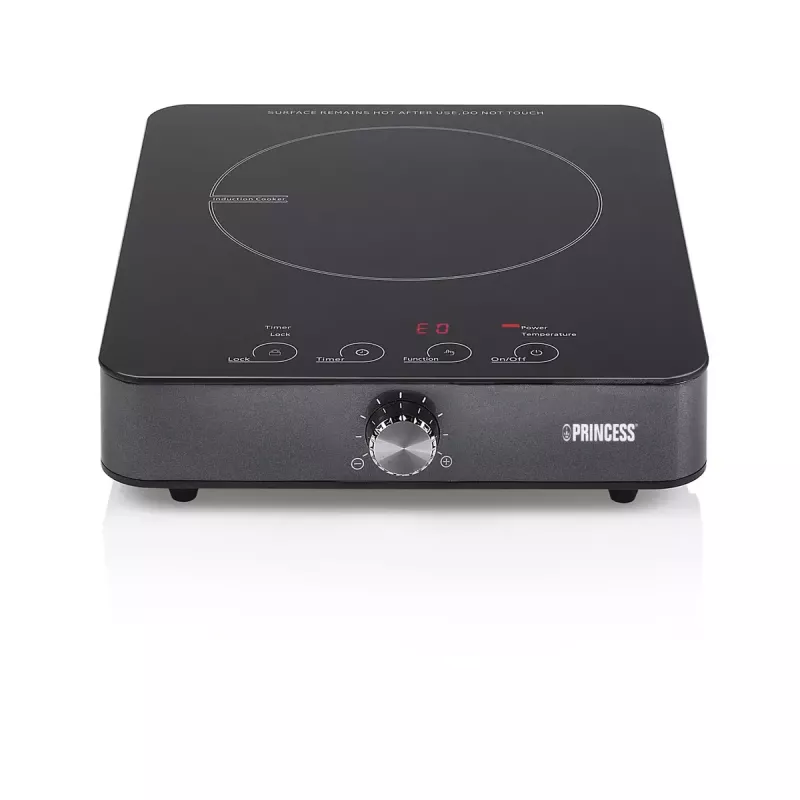 Indukcijas plīts virsma Princess 303010, 1 zona, rotācijas un pieskāriena vadība