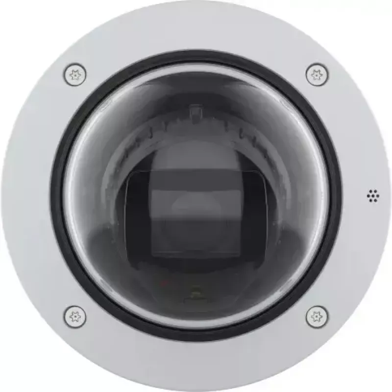 IP kupola drošības kamera AXIS P3287-LV — 2592×1944, CMOS 1/2.8 collas, 3–8.5 mm varifokāls, 190° rotācija, iekštelpām/ārtelpām, griestiem/sienai