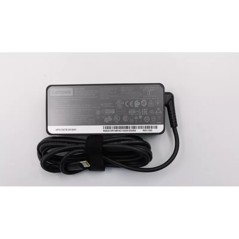 Lenovo 02DL128 strāvas adapteris Iekštelpām 65 W Melna