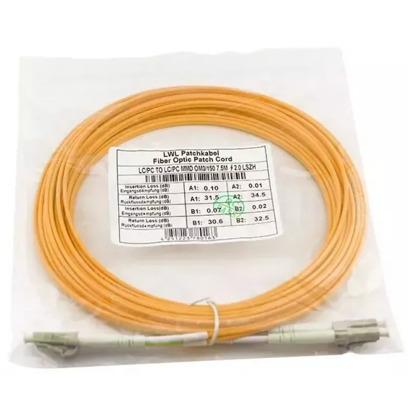 InfiniBand/optisko šķiedru kabelis BlueOptics 050502K5120000050M 50 m 2x LC LC/APC Zaļš