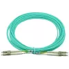 Optiskās šķiedras kabelis BlueOptics 050502T512000030M-BO 2x LC 2x SC LC/APC OM3 30 m Zaļš