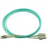BlueOptics InfiniBand/optiskās šķiedras kabelis 20 m 2x LC 2x SC LC/APC zaļš