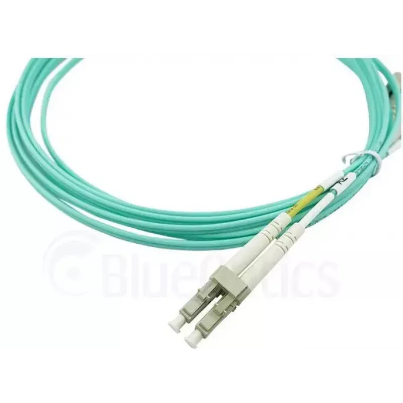 BlueOptics InfiniBand/optiskās šķiedras kabelis 20 m 2x LC 2x SC LC/APC zaļš