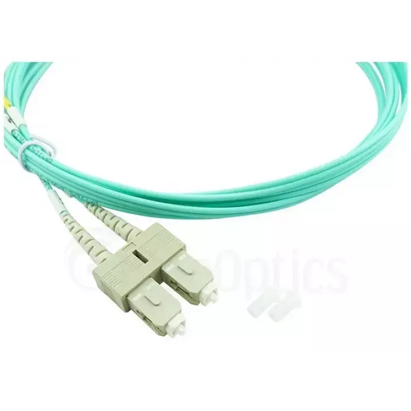 BlueOptics InfiniBand/optiskās šķiedras kabelis 20 m 2x LC 2x SC LC/APC zaļš