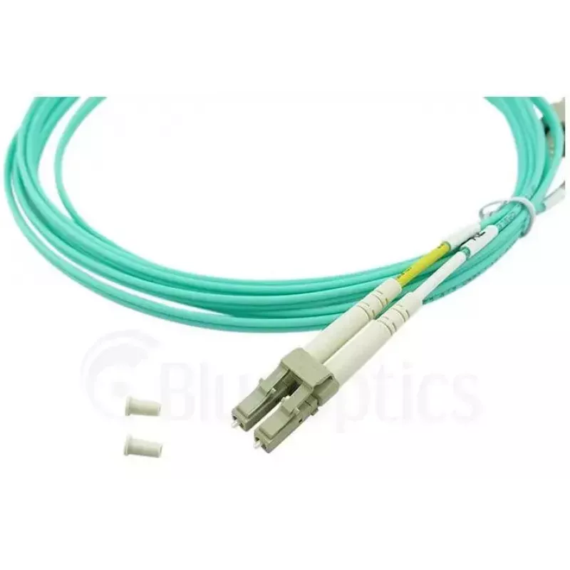 BlueOptics InfiniBand/optiskās šķiedras kabelis 20 m 2x LC 2x SC LC/APC zaļš