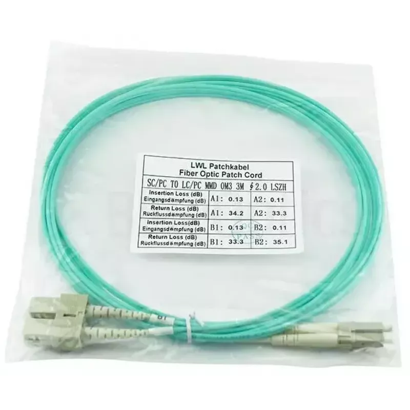 BlueOptics InfiniBand optiskās šķiedras kabelis 15 m 2x LC 2x SC LC/APC