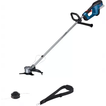 Bosch GFR 18V-23 PROFESSIONAL 33 cm akumulatora trimmeris melns, zils, sarkans