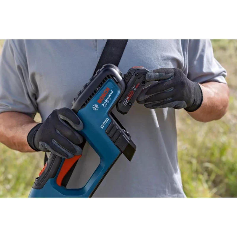 Bosch GFR 18V-23 PROFESSIONAL 33 cm akumulatora trimmeris melns, zils, sarkans