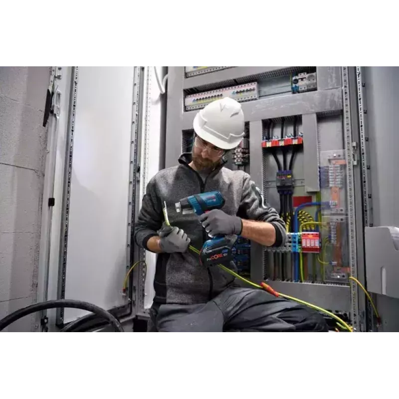 Bosch GHG 18V-50 Karstā gaisa pistole 175 l/min 500 °C Melns, Zils