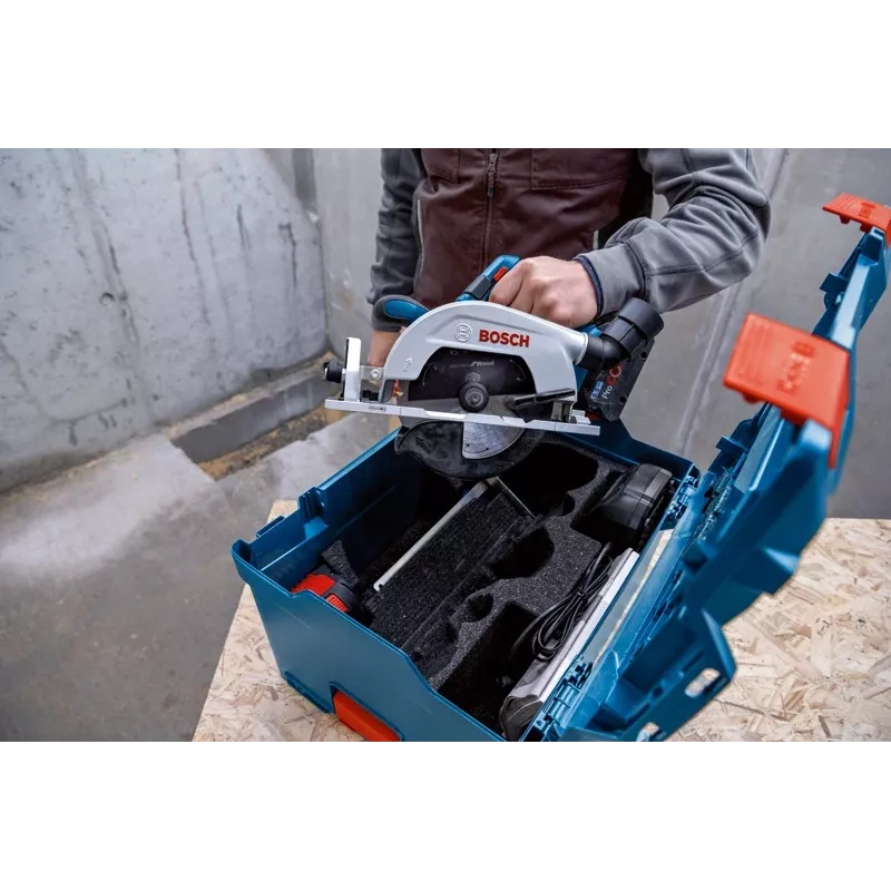 Bosch GKS 18V-57-2 L PROFESSIONAL 16,5 cm melna, zila, sudraba 5000 apgr./min