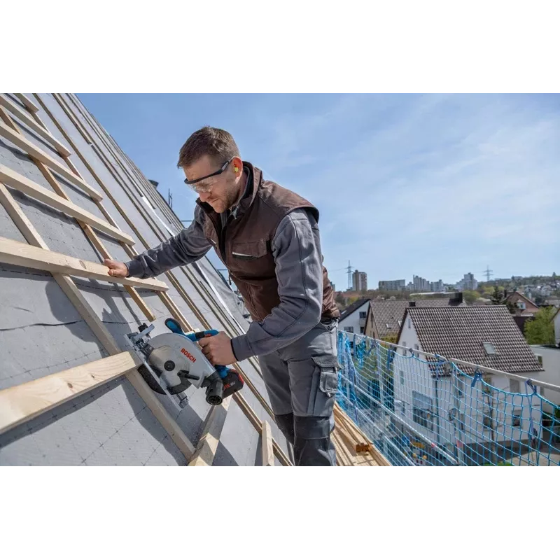 Bosch GKS 18V-57-2 L PROFESSIONAL 16,5 cm melna, zila, sudraba 5000 apgr./min