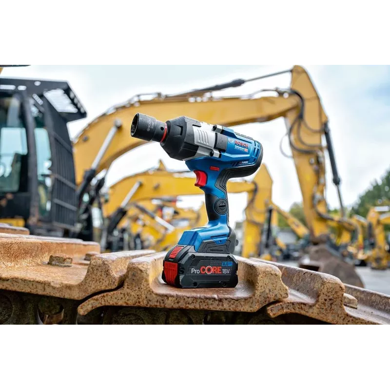Triecienuzgriežņu atslēga Bosch GDS 18V-1600 HC — bezvada, 18 V, 1600 Nm griezes moments
