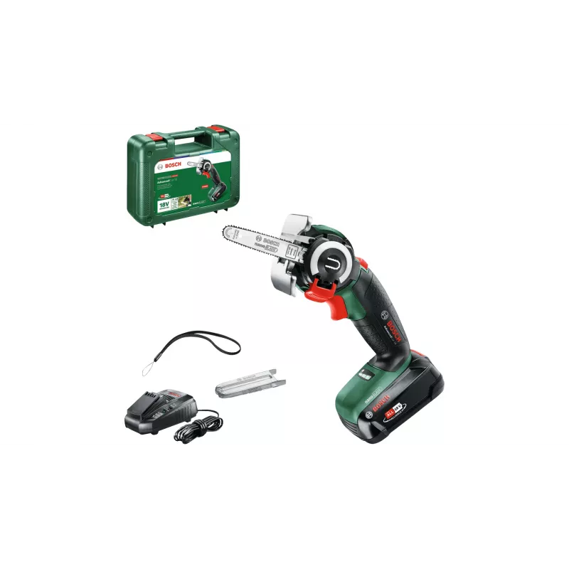 Bosch AdvancedCut 18 7000 RPM, melns, zaļš, sarkans, sudrabots