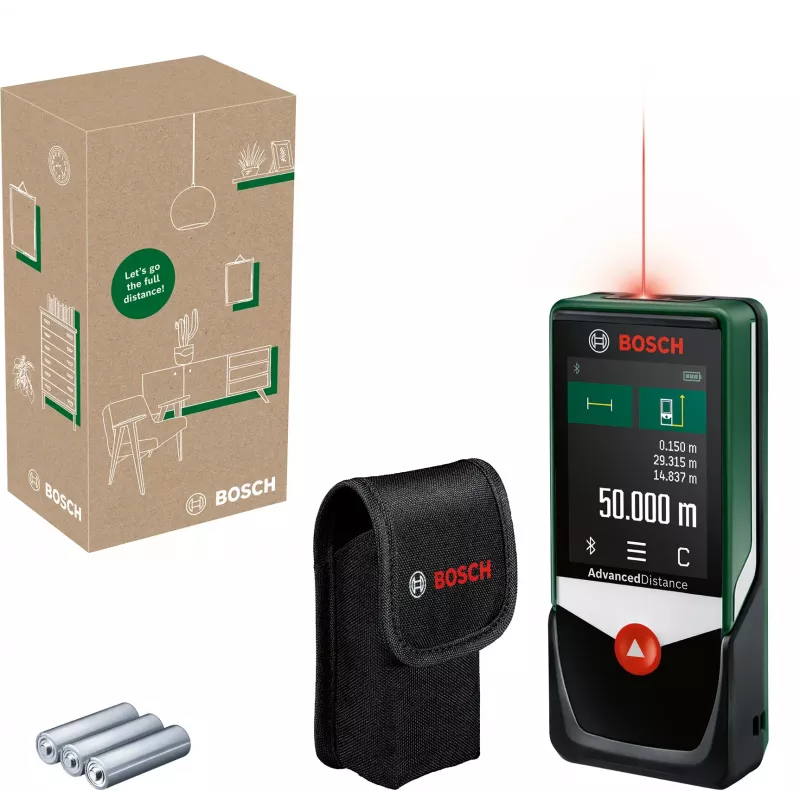 Bosch AdvancedlDistance 50C Lāzera attāluma mērītājs Daudzkrāsains 50 m