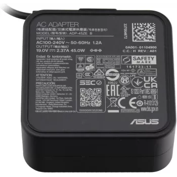 Origin Storage ASUS maiņstrāvas adapteris 19V 45W ar apaļo spraudni, iekļauts strāvas kabelis
