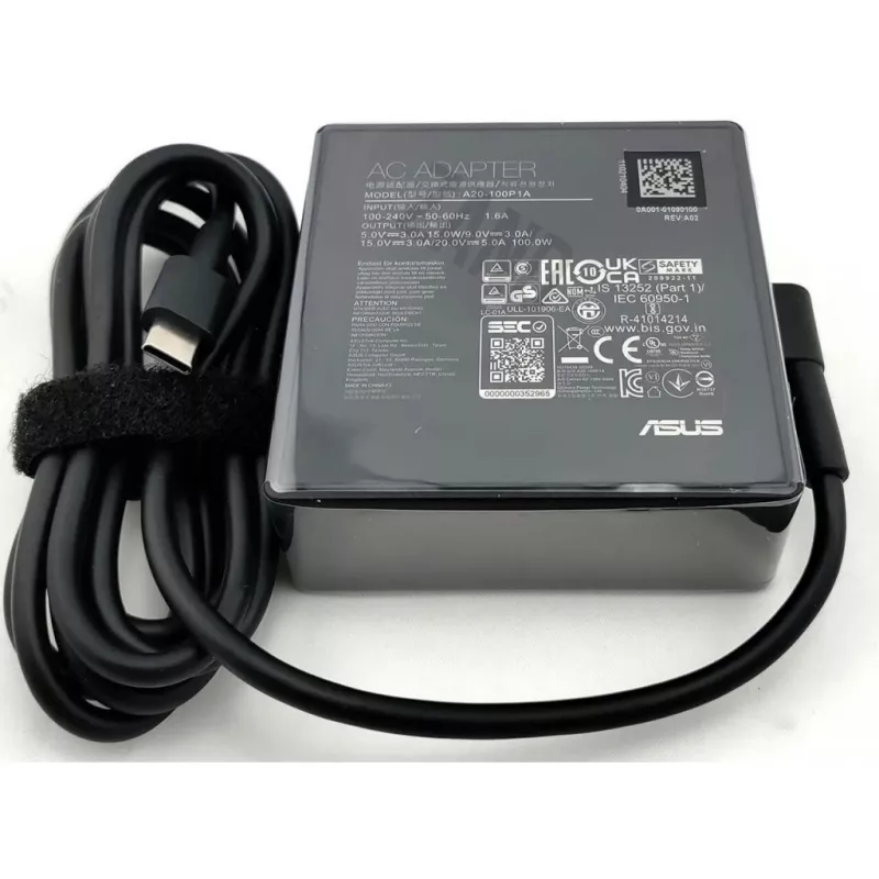 ASUS 0A001-01090100 strāvas adapteris iekštelpām 100 W melns