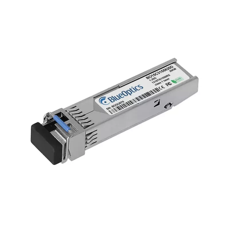 SFP raiduztvērēja modulis BlueOptics 10059 optiskās šķiedras 1250 Mbit/s