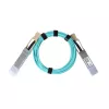 BlueOptics InfiniBand/optiskās šķiedras kabelis 20 m QSFP28 Akvamarīns
