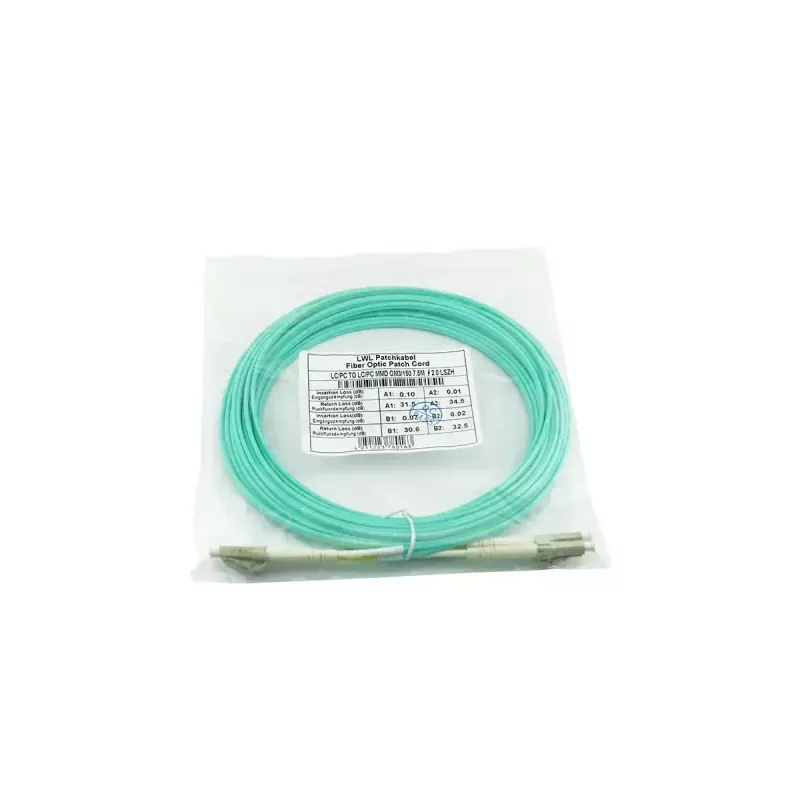 Optisko šķiedru kabelis BlueOptics 10G-SR-30M-BO 2x LC LC/APC OM3 30m Aqua
