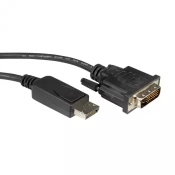 DisplayPort kabelis ROLINE DP-DVI (24+1) LSOH M/M 3m