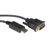 DisplayPort kabelis ROLINE DP-DVI (24+1) LSOH M/M 5 m