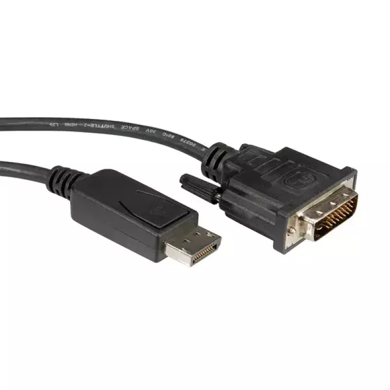 DisplayPort kabelis ROLINE DP-DVI (24+1) LSOH M/M 5 m