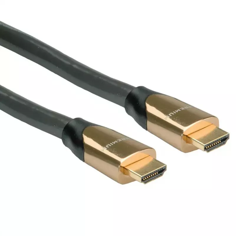 HDMI kabelis ROLINE 11.04.5806 9 m A tipa vīriešu-vīriešu, melns