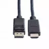 DisplayPort ROLINE 11.44.5782-10 HDTV Melns