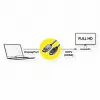 DisplayPort ROLINE 11.44.5782-10 HDTV Melns