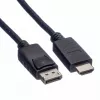 DisplayPort ROLINE 11.44.5782-10 HDTV Melns
