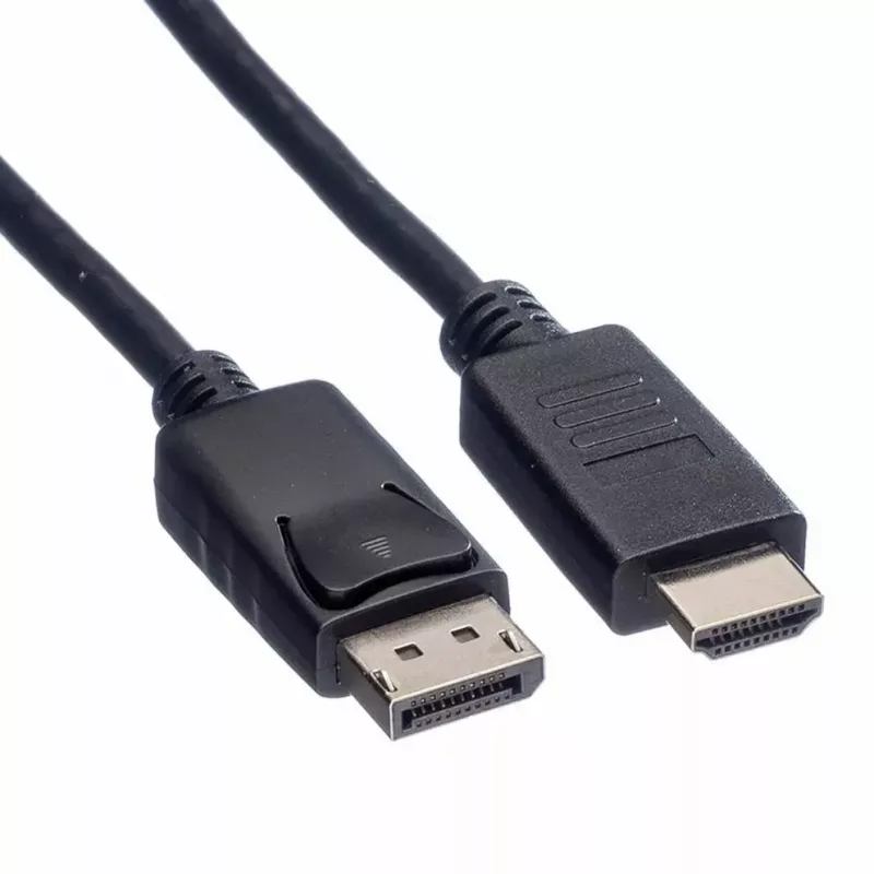 DisplayPort ROLINE 11.44.5782-10 HDTV Melns