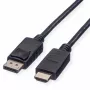 DisplayPort ROLINE 11.44.5782-10 HDTV Melns
