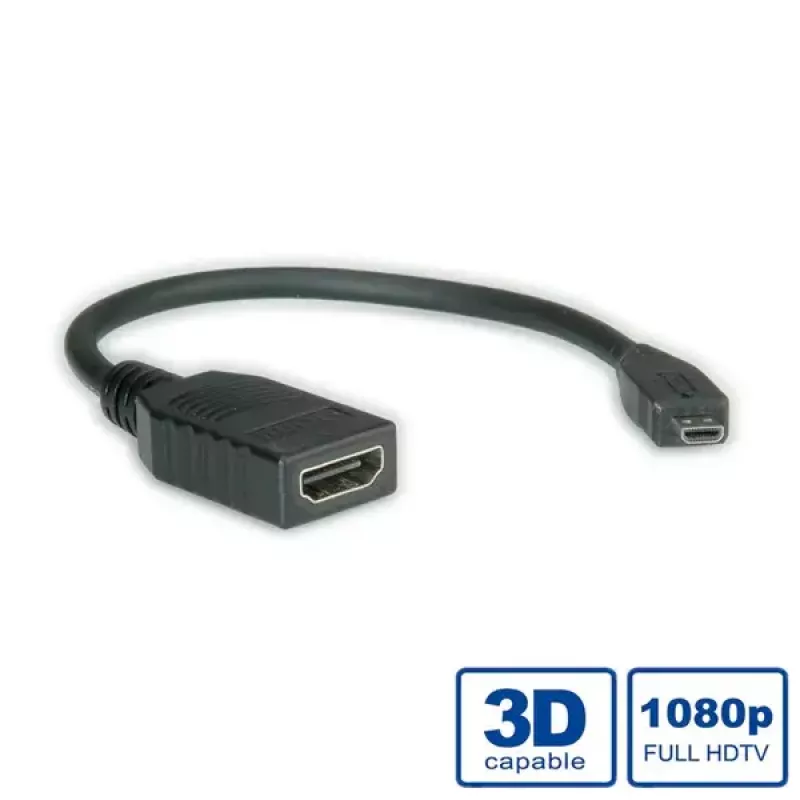 HDMI High Speed kabelis + Ethernet VALUE 0,15 m