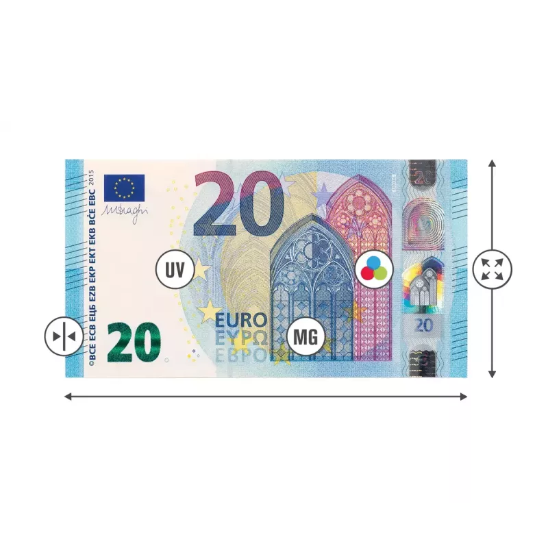 Banknošu skaitīšanas iekārta Safescan 2265 G2 balta AC 220-240V LCD