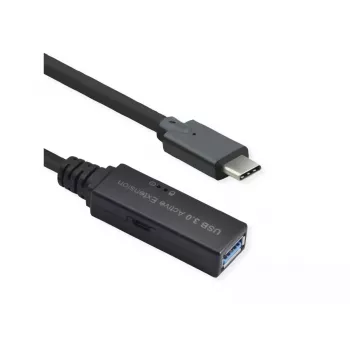 ROLINE USB kabelis 12.04.1066 USB 3.2 Gen 1 10m USB C USB A Melns