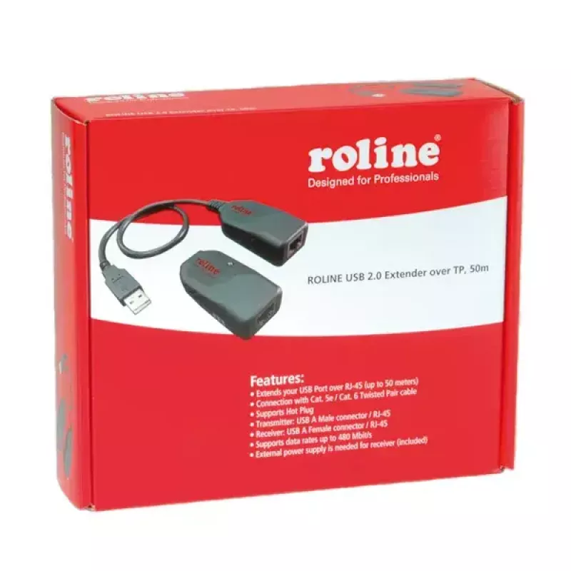 USB 2.0 paplašinātājs ROLINE 12.04.1100