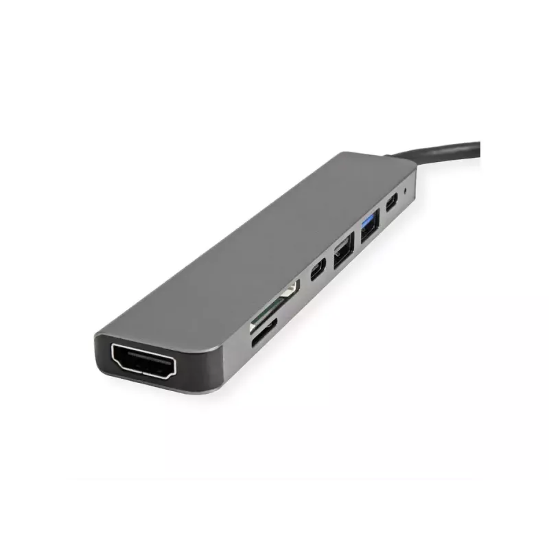 Laptop Dock VALUE 12.99.1136 Wired USB 3.2 Gen 2 Type-C Melns pelēka