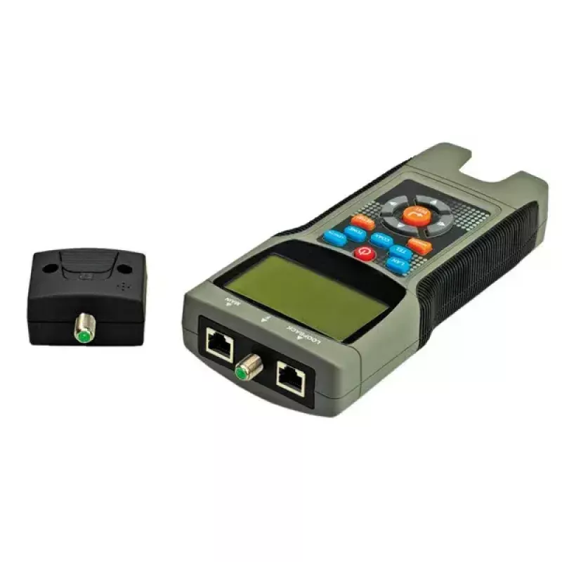 Kabeļu testeris VALUE LAN kabelis Multifunction Tester modelis 13.99.3002 — daudzfunkciju LAN kabeļu testeris, pārbauda vadu nepārtrauktību un pāru kartējumu