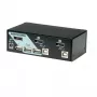 KVM pārslēgs ROLINE 1 lietotājam 2 datoriem ar DisplayPort un USB centrmezglu