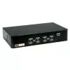 KVM slēdzis ROLINE 1 lietotājam 4 datori DisplayPort ar USB centrmezglu